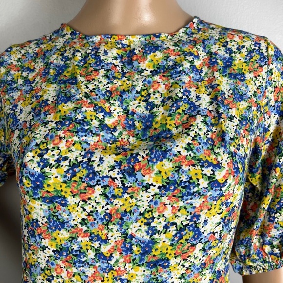 NEW FAITHFULL THE BRAND REVOLVE FLORAL PRINT MINI DRESS - Picture 3 of 9